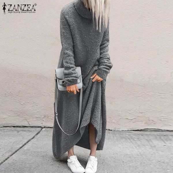 casual dresses zanzea women turtleneck long sleeve sundress autumn plush fluffy sweatshirt dress fashion solid loose vestidos robe femme 221, Black;gray
casual dresses zanzea women turtleneck long sleeve sundress autumn plush fluffy sweatshirt dress fashion solid loose vestidos robe femme 221, Black;gray