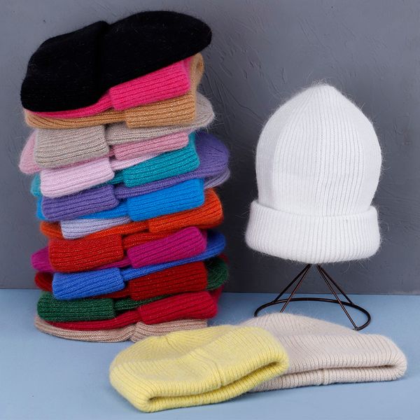 beanieskull caps rabbit fur beanies soft warm fluffy bright silk winter hat for women angora knitted skullies bonnet 221125, Blue;gray
beanieskull caps rabbit fur beanies soft warm fluffy bright silk winter hat for women angora knitted skullies bonnet 221125, Blue;gray