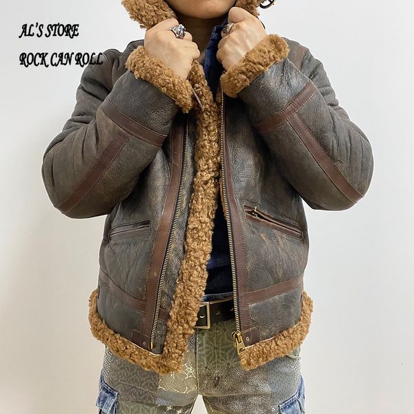 men's leather faux cdb3-6 cidu european us size super warm genuine sheep coat mens big b3 shearling bomber merino fur jacket 221124, Black
men's leather faux cdb3-6 cidu european us size super warm genuine sheep coat mens big b3 shearling bomber merino fur jacket 221124, Black