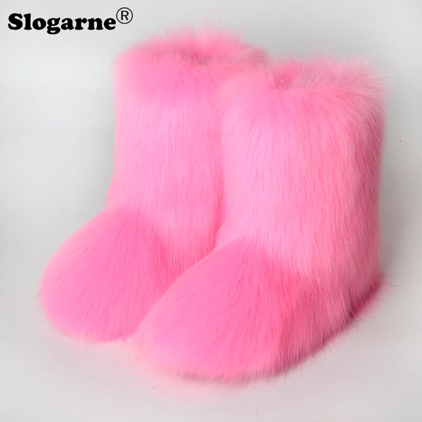 boots women's winter snow outdoor luxury furry faux fur woman plush warm platform shoes fashion bottes big size 44 221128, Black
boots women's winter snow outdoor luxury furry faux fur woman plush warm platform shoes fashion bottes big size 44 221128, Black