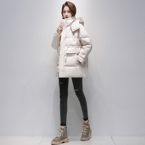 women's down parkas fashion winter women thick warm duck down coat women korean casual hooded slim parkas jacket female solid puffer ou, Black
women's down parkas fashion winter women thick warm duck down coat women korean casual hooded slim parkas jacket female solid puffer ou, Black