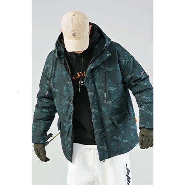 men's down parkas streetwear men style green hooded cottonpadded clothes thicken and keep warm comfortable down jacket winter female 22, Black
men's down parkas streetwear men style green hooded cottonpadded clothes thicken and keep warm comfortable down jacket winter female 22, Black