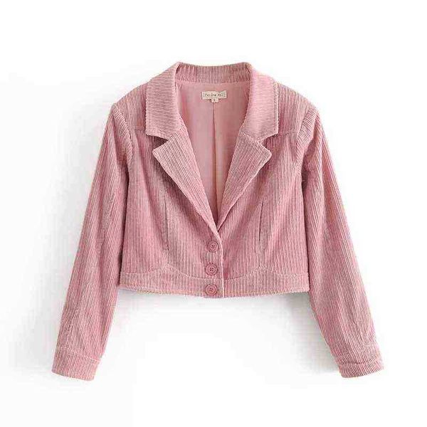 women clothing 2020 autumn new korean version of allmatch fashion slim lapel retro corduroy short jacket j220813, White;black
women clothing 2020 autumn new korean version of allmatch fashion slim lapel retro corduroy short jacket j220813, White;black