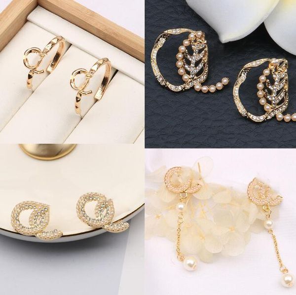 20color 18k gold plated women letters stud long earrings luxury desingers charm geometric 925 silver rhinestone crystal pearl jewelry hoop e, Golden;silver
20color 18k gold plated women letters stud long earrings luxury desingers charm geometric 925 silver rhinestone crystal pearl jewelry hoop e, Golden;silver