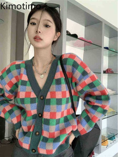 women's sweaters kimotimo retro plaid hit color women vest autumn vhals lazy loose sweater jacket korean fashion streetwear knitted ves, White;black
women's sweaters kimotimo retro plaid hit color women vest autumn vhals lazy loose sweater jacket korean fashion streetwear knitted ves, White;black