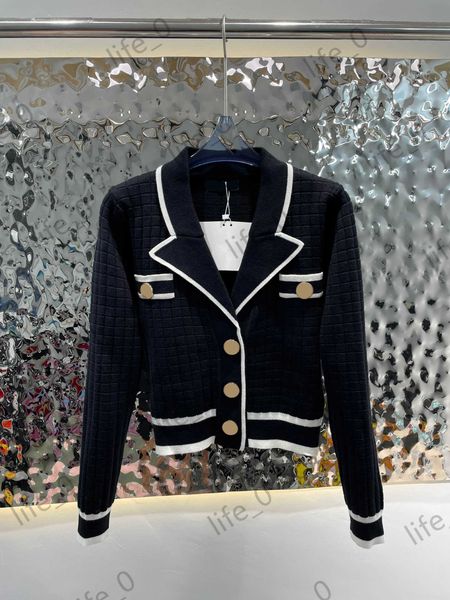 fashion womens sweater lapel short knitwears contrast color stripe single button casual long sleeve knitwear warm brand designer cardigan 2, White;black
fashion womens sweater lapel short knitwears contrast color stripe single button casual long sleeve knitwear warm brand designer cardigan 2, White;black