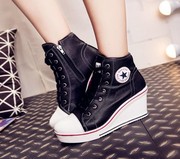 stan shark women leather wedges platform shoes woman hidden heel high snickers casual shoe for women039s ankle boots eur 358353084, Black
stan shark women leather wedges platform shoes woman hidden heel high snickers casual shoe for women039s ankle boots eur 358353084, Black