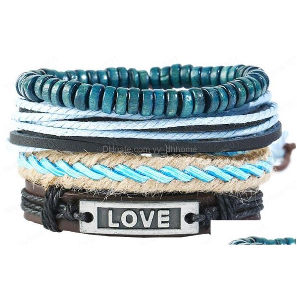 charm bracelets mens bracelet 100 genuine leather love beading rope simple and easy adjustable 4 styles 1 set drop delivery jewelry dhrxu, Golden;silver
charm bracelets mens bracelet 100 genuine leather love beading rope simple and easy adjustable 4 styles 1 set drop delivery jewelry dhrxu, Golden;silver