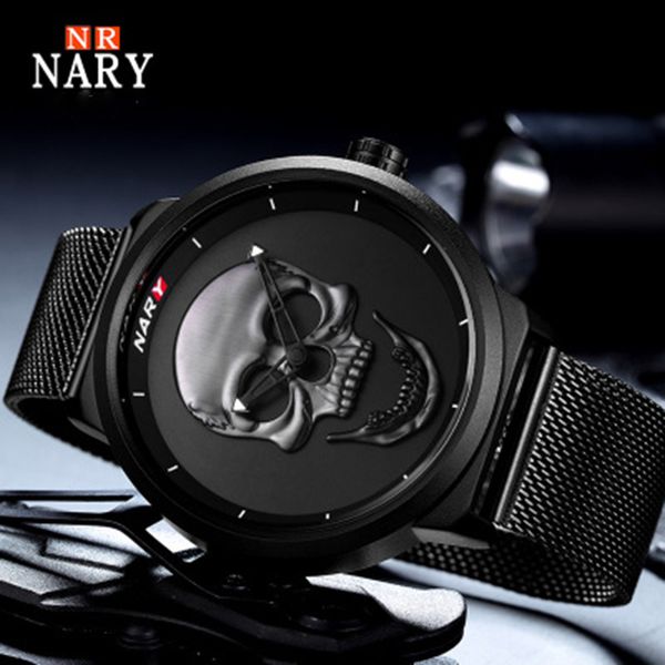 wristwatches skull watches men luxury brand stainless steel 's quartz watch relogio masculino horloge mannen 221129, Slivery;brown
wristwatches skull watches men luxury brand stainless steel 's quartz watch relogio masculino horloge mannen 221129, Slivery;brown