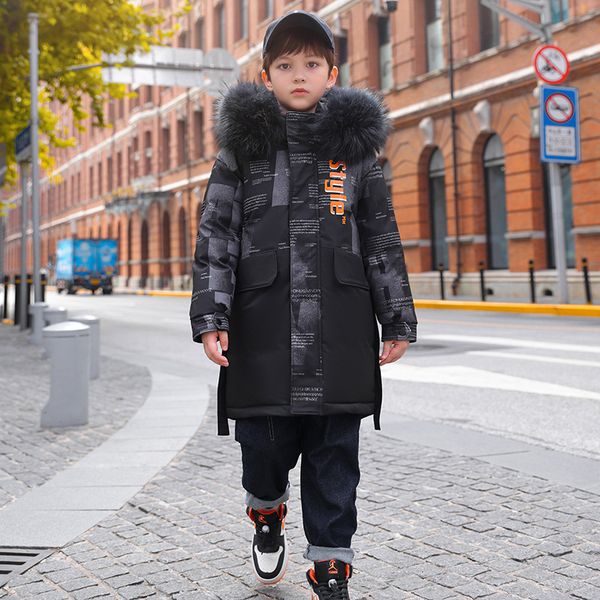 down coat winter down jackets for boys 10 12 years print thicken warm coat fur hoodie fashion teen boy outerwear 221129, Blue;gray
down coat winter down jackets for boys 10 12 years print thicken warm coat fur hoodie fashion teen boy outerwear 221129, Blue;gray