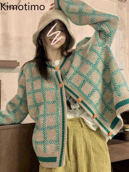 women's sweaters kimotimo retro plaid knitted vest female autumn o neck sweater jacket french contrast color lazy loose vests j220915, White;black
women's sweaters kimotimo retro plaid knitted vest female autumn o neck sweater jacket french contrast color lazy loose vests j220915, White;black