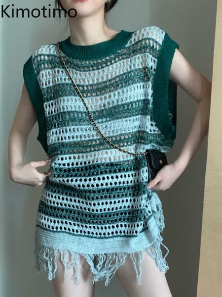 women's sweaters kimotimo retro hollow striped tassel sleeveless knit pullover women summer o neck loose mid length sweater vests korea, White;black
women's sweaters kimotimo retro hollow striped tassel sleeveless knit pullover women summer o neck loose mid length sweater vests korea, White;black