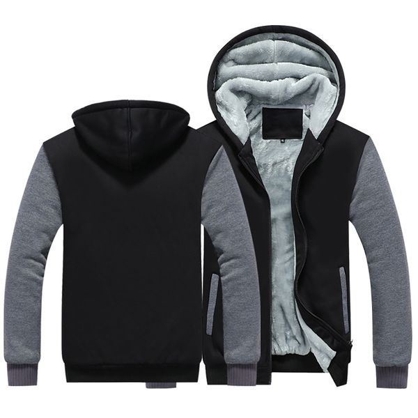 men's jackets winter plush long sleeve thick hooded coat velvet zipper camouflage clothing oversize fashion hoodie 221129, Black;brown
men's jackets winter plush long sleeve thick hooded coat velvet zipper camouflage clothing oversize fashion hoodie 221129, Black;brown
