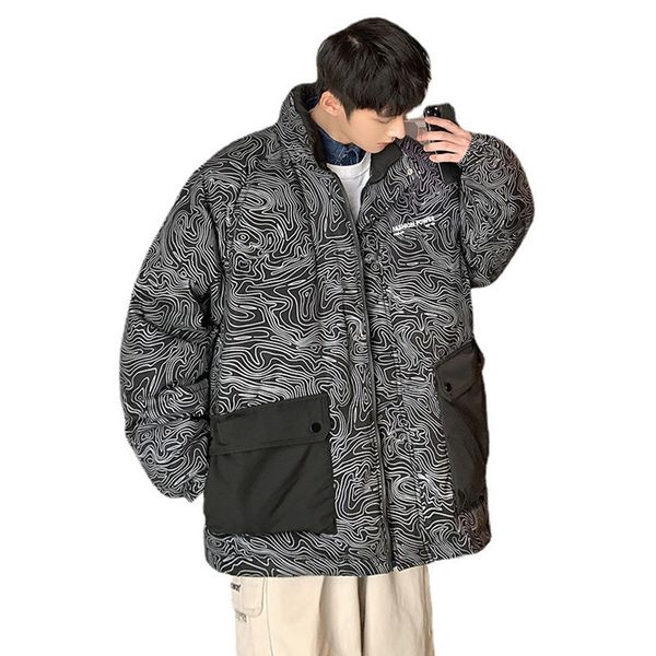 men s down parkas winter 90 white duck jacket men thick warm striped male coat stand collar pocket patchwork zipper clothing 221128, Black
men s down parkas winter 90 white duck jacket men thick warm striped male coat stand collar pocket patchwork zipper clothing 221128, Black
