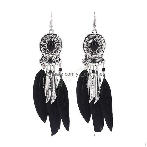 dangle chandelier ethnic retro tassel earrings for women fashion natural feather jewelry long wedding bridal boho indian jhumka dr dhvw6, Silver
dangle chandelier ethnic retro tassel earrings for women fashion natural feather jewelry long wedding bridal boho indian jhumka dr dhvw6, Silver