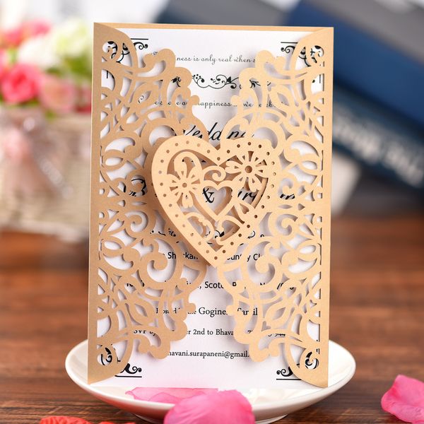 creative wedding invitation card european style card hollow out invitation letter invitation card, Black
creative wedding invitation card european style card hollow out invitation letter invitation card, Black