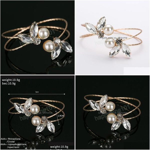 charm bracelets fashion jewelry accessories gold color crystal charm bangles pseiras pearl rhinestone bracelet for women gift drop d dh1yj, Golden;silver
charm bracelets fashion jewelry accessories gold color crystal charm bangles pseiras pearl rhinestone bracelet for women gift drop d dh1yj, Golden;silver