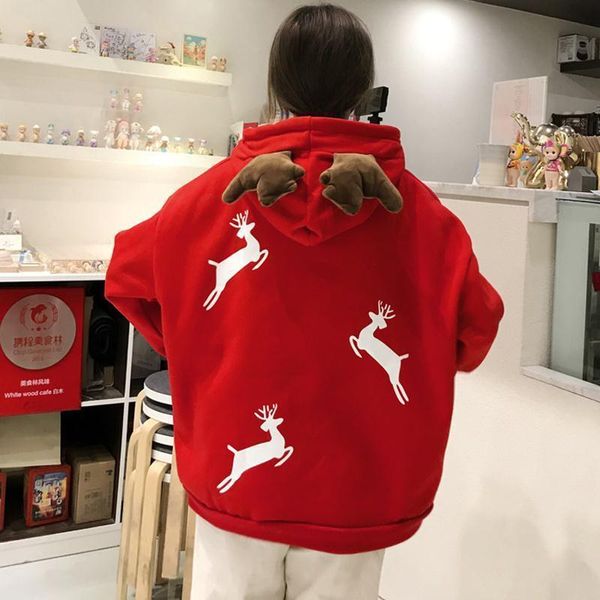 women's hoodies sweatshirts christmas hoodie kawaii clothes for women harajuku hooded streetwear winter warm long sleeve printed pullov, Black
women's hoodies sweatshirts christmas hoodie kawaii clothes for women harajuku hooded streetwear winter warm long sleeve printed pullov, Black