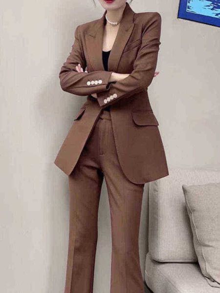 fashion elegant business women trousers suit office casual vintage formal blazer two pieces femme clothes outfits pantsuit j220813, White;black
fashion elegant business women trousers suit office casual vintage formal blazer two pieces femme clothes outfits pantsuit j220813, White;black