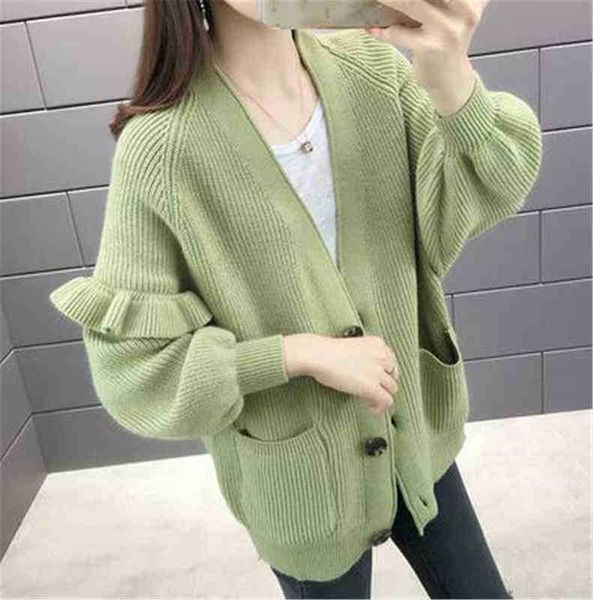 women's sweaters female spring autumn 2020 solid lantern sleeves vhals knitted sweater women long sleeve loose stitches vest sweater j2, White;black
women's sweaters female spring autumn 2020 solid lantern sleeves vhals knitted sweater women long sleeve loose stitches vest sweater j2, White;black