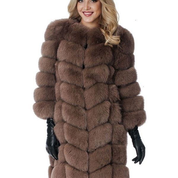 women s fur faux zadorin europe fashion 90cm long trench coats coat women luxury splicing warm fluffy jacket winter overcoat l221128, Black
women s fur faux zadorin europe fashion 90cm long trench coats coat women luxury splicing warm fluffy jacket winter overcoat l221128, Black