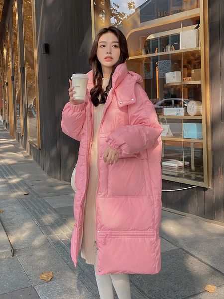 women's down parkas women down jacket winter fashion long 90 white duck down coats female zipper hooded outwear ladies solid loose park, Black
women's down parkas women down jacket winter fashion long 90 white duck down coats female zipper hooded outwear ladies solid loose park, Black