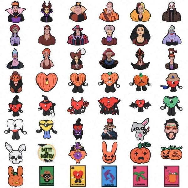 wholesale custom pvc bad bunny shoes charms for shoe decoration stranger things croc charms for halloween holiday gift, White;pink
wholesale custom pvc bad bunny shoes charms for shoe decoration stranger things croc charms for halloween holiday gift, White;pink