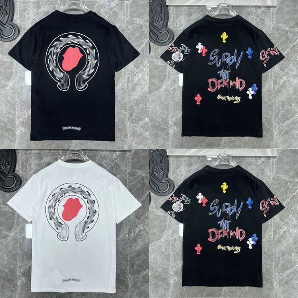 fashion luxury men's t shirt ch brand tees men women sanskrit letter couple t-shirt sweatshirt horseshoe flower short sleeve polos 4m0, White;black
fashion luxury men's t shirt ch brand tees men women sanskrit letter couple t-shirt sweatshirt horseshoe flower short sleeve polos 4m0, White;black