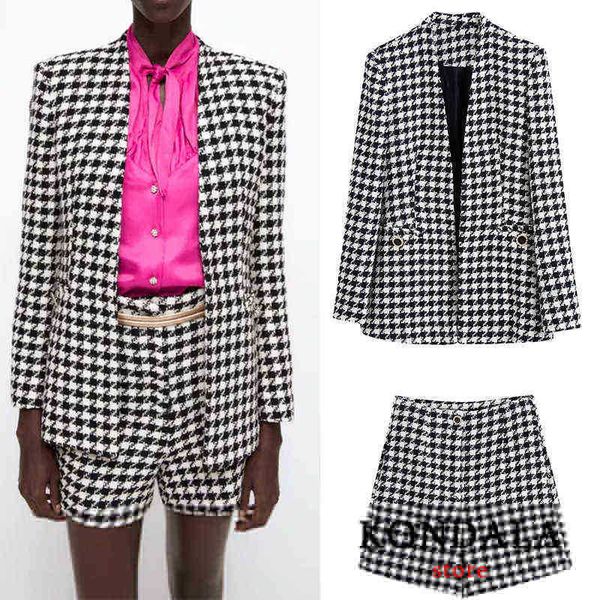 kondala za 2021 office lady grey plaid oversized long blazer women v neck vintage fashion autumn jackets female elegant outfit j220813, White;black
kondala za 2021 office lady grey plaid oversized long blazer women v neck vintage fashion autumn jackets female elegant outfit j220813, White;black
