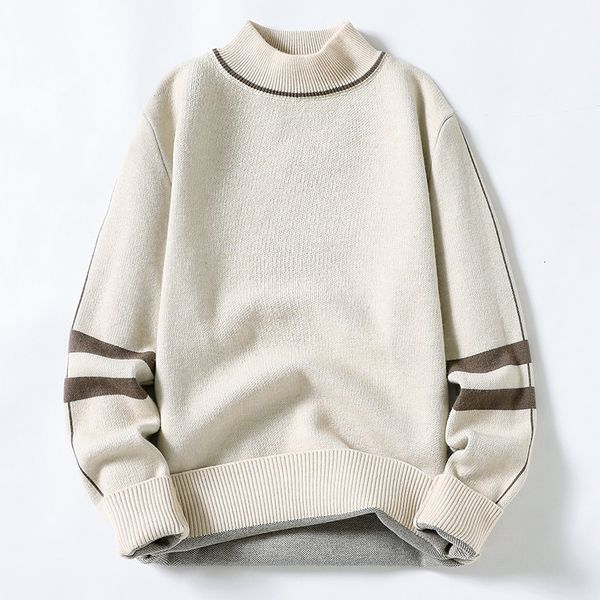 men's sweaters autumn winter fashion casual slim fit plus velvet thick warm large size my21 221128, White;black
men's sweaters autumn winter fashion casual slim fit plus velvet thick warm large size my21 221128, White;black