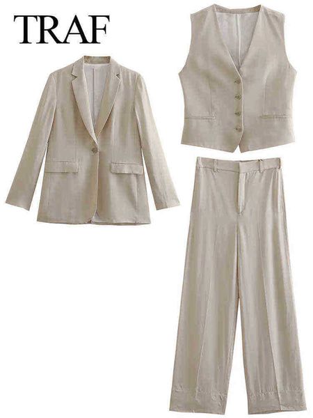 suit traf womens blazer suit collar single button solid jacket highend vest, White;black
suit traf womens blazer suit collar single button solid jacket highend vest, White;black
