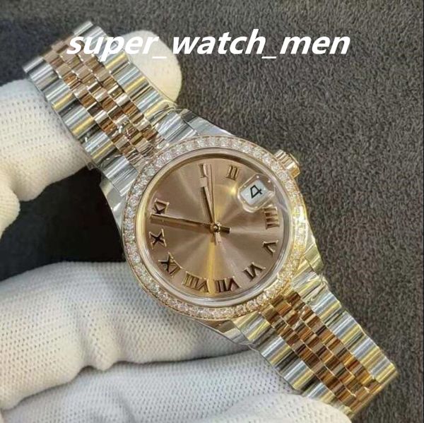 women's watches automatic mechanical 31mm watchs 278381 two tone rose gold roman dial jubilee with box/papers sapphire diving watch lad, Slivery;brown
women's watches automatic mechanical 31mm watchs 278381 two tone rose gold roman dial jubilee with box/papers sapphire diving watch lad, Slivery;brown