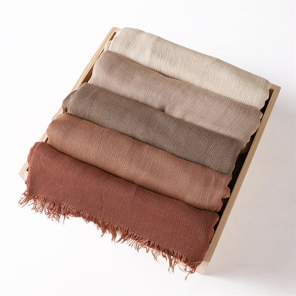 scarves women muslim crinkle hijab scarf big size plain shawls femme musulman soft 100% rayon pleated headscarf islamic headband 221129, Blue;gray
scarves women muslim crinkle hijab scarf big size plain shawls femme musulman soft 100% rayon pleated headscarf islamic headband 221129, Blue;gray