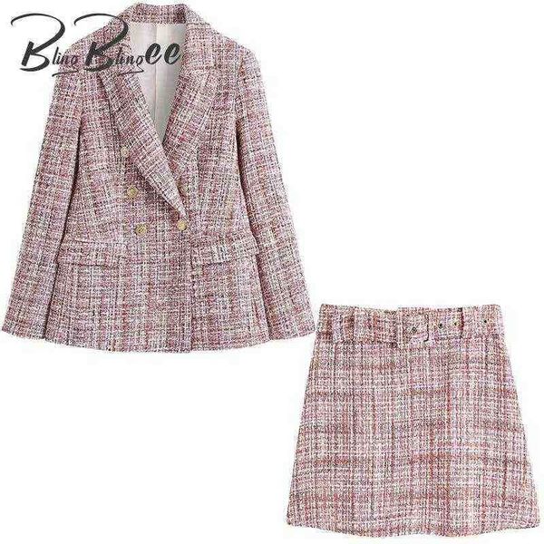 blingblingee 2022 autumn winter woman hit suits thick slim blazers belted mini skirt tweed wool coat female casual jackets j220813, White;black
blingblingee 2022 autumn winter woman hit suits thick slim blazers belted mini skirt tweed wool coat female casual jackets j220813, White;black