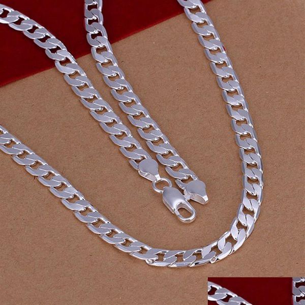 chains 925 sterling sier necklace xmas 6mm 16inch 1824inch curb chain for women men fashion jewelry drop delivery necklaces p dhgarden dhatv, Silver
chains 925 sterling sier necklace xmas 6mm 16inch 1824inch curb chain for women men fashion jewelry drop delivery necklaces p dhgarden dhatv, Silver