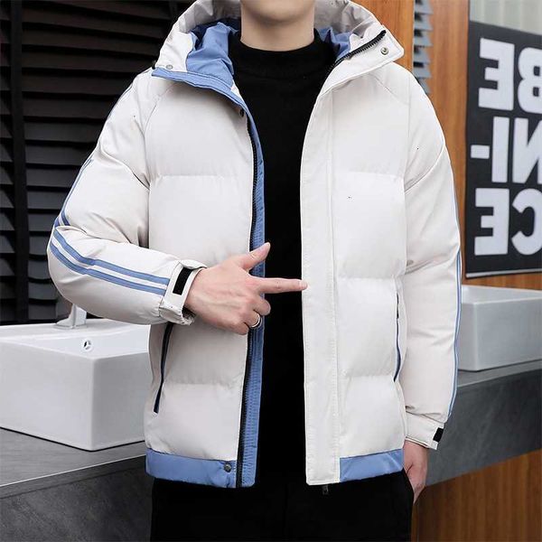 winter men's down jacket warm cotton coat fashion casual work thick bread warm hooded coat windproof clothing, Black
winter men's down jacket warm cotton coat fashion casual work thick bread warm hooded coat windproof clothing, Black