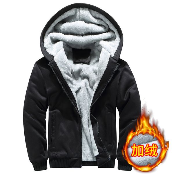men's hoodies sweatshirts winter hooded sweater solid color warm coat men's fashion streetwear sweatshirt casual thick zipper over, Black
men's hoodies sweatshirts winter hooded sweater solid color warm coat men's fashion streetwear sweatshirt casual thick zipper over, Black