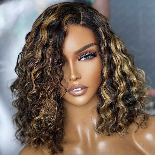 headwear accessories mix color deep curly 13x4 front bob highlight honey blonde glue-ls human hair lace closure wig for black women
headwear accessories mix color deep curly 13x4 front bob highlight honey blonde glue-ls human hair lace closure wig for black women