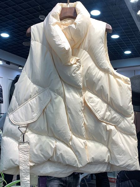 women's vests autumn winter down cotton sleeveless jacket female vest cardigan zipper loose light thin waistcoat women's vests coa, Black;white
women's vests autumn winter down cotton sleeveless jacket female vest cardigan zipper loose light thin waistcoat women's vests coa, Black;white