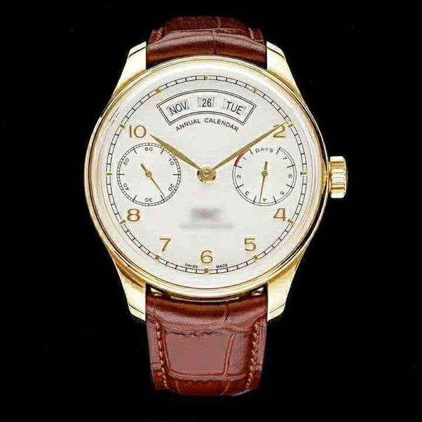 casual luxury fashion watches calendar for men designer mechanics trend wristwatch swiss men's portugal series 9bgc, Black;brown
casual luxury fashion watches calendar for men designer mechanics trend wristwatch swiss men's portugal series 9bgc, Black;brown