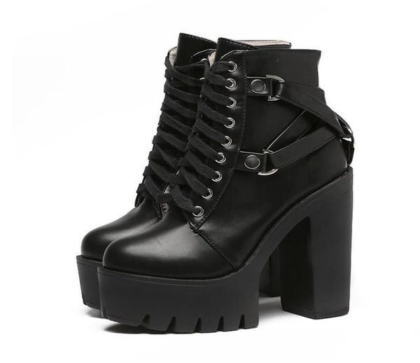 fashion black boots women heel spring autumn laceup soft leather platform shoes woman party ankle boots high heels6675405
fashion black boots women heel spring autumn laceup soft leather platform shoes woman party ankle boots high heels6675405