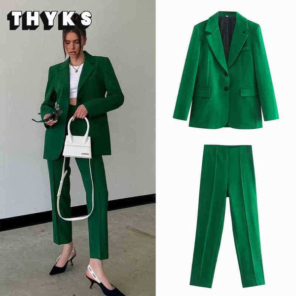 women's sets blazers office elegant ladies workwear outfit female pocket jacket green coat two piece suit button loose blazer j220813, White;black
women's sets blazers office elegant ladies workwear outfit female pocket jacket green coat two piece suit button loose blazer j220813, White;black