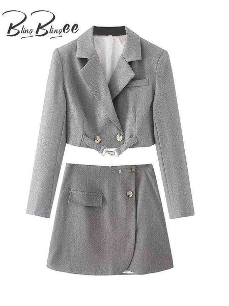blingblingee autumn 2022 women grey blazer 2 piece sets met with chain cropped jacket suits mini skirt female chic j220813, White;black
blingblingee autumn 2022 women grey blazer 2 piece sets met with chain cropped jacket suits mini skirt female chic j220813, White;black