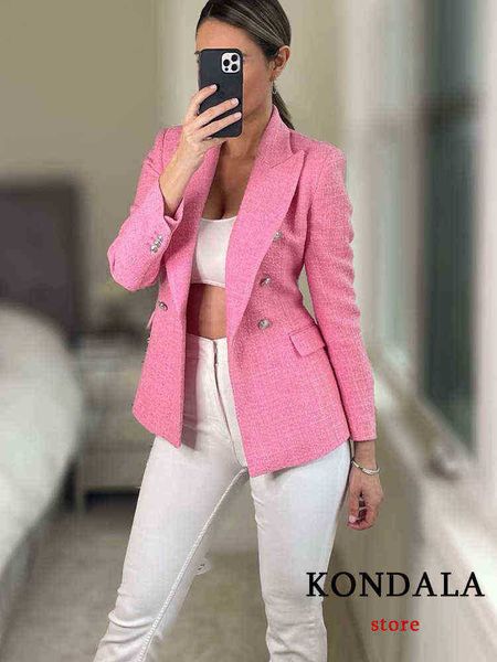 kondala office lady solid pink oversized long blazer women long sleeves v neck jackets double breasted mode 2022 blazers j220813, White;black
kondala office lady solid pink oversized long blazer women long sleeves v neck jackets double breasted mode 2022 blazers j220813, White;black