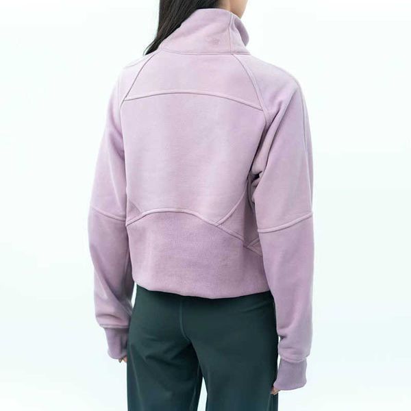 yoga outfits lu-99 women fitness hoodies runing jacket ladies sport half zipper sweatshirt thick loose short style coat with fleece thumb22, Gray
yoga outfits lu-99 women fitness hoodies runing jacket ladies sport half zipper sweatshirt thick loose short style coat with fleece thumb22, Gray