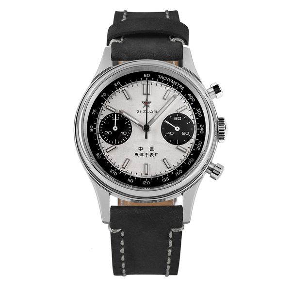 wristwatches 1963 panda chronograph pilot watch men miyota movement 40mm air force sapphire crystal luminous quartz reloj hombre 221128, Slivery;brown
wristwatches 1963 panda chronograph pilot watch men miyota movement 40mm air force sapphire crystal luminous quartz reloj hombre 221128, Slivery;brown