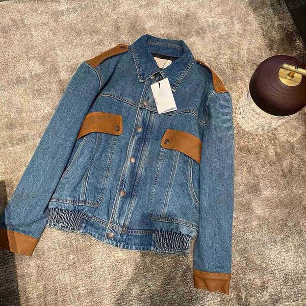 jacket for women ce luxury designer fur stitching denim jackets fashion brand autumn cotton womens jacket, Black;brown
jacket for women ce luxury designer fur stitching denim jackets fashion brand autumn cotton womens jacket, Black;brown