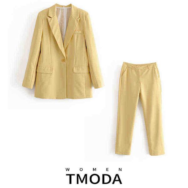 suit tmoda623 autumn suit women single button office blazer jacket zip pants 2p, White;black
suit tmoda623 autumn suit women single button office blazer jacket zip pants 2p, White;black