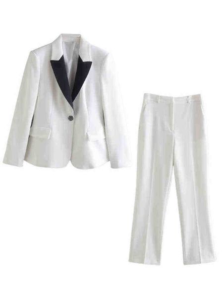met women blazer suits set woman 2 piece 2022 jewelry buttons elegant blazer sets female pants two piece women outfits j220813, White;black
met women blazer suits set woman 2 piece 2022 jewelry buttons elegant blazer sets female pants two piece women outfits j220813, White;black