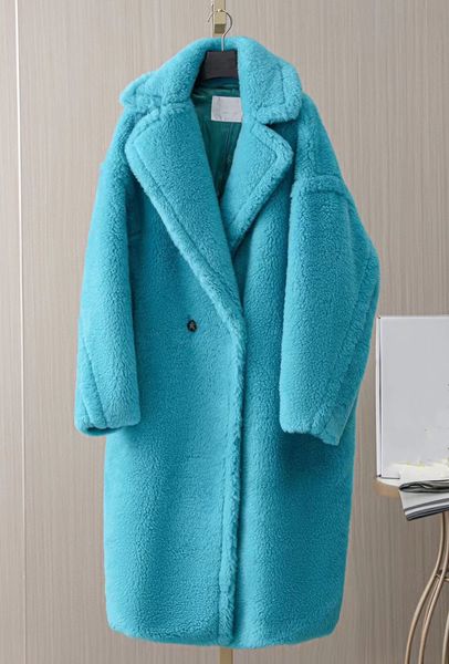 turquoise green mmax teddy bear alpaca fur women icon coat two button lapel neck keep warm parkas polyester inside long, Black
turquoise green mmax teddy bear alpaca fur women icon coat two button lapel neck keep warm parkas polyester inside long, Black